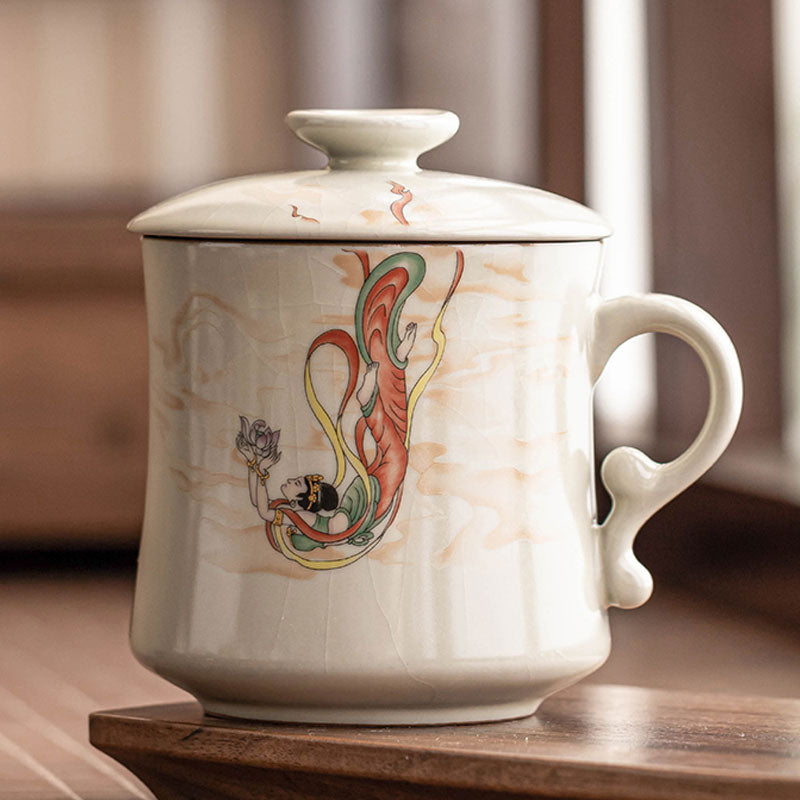 Chinese-Ru-Kiln-Dunhuang-Flying-Apsaras-Ceramic-Tea-Cup-Mug-With-Infuser-and-Lid-_with-Crazing_-365ml-1