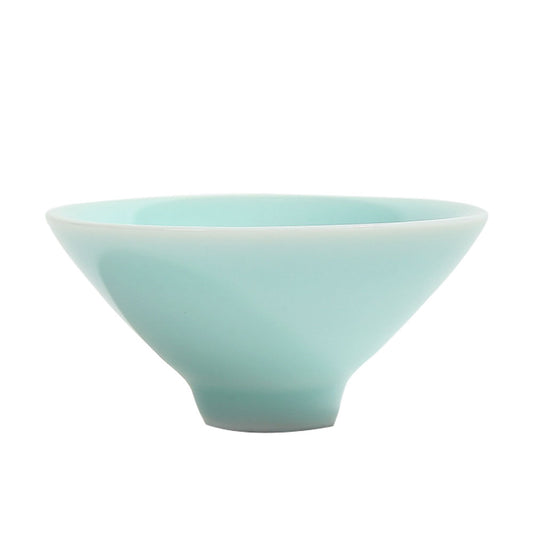 Longquan Bamboo Hat Ceramic Tea Cup-2