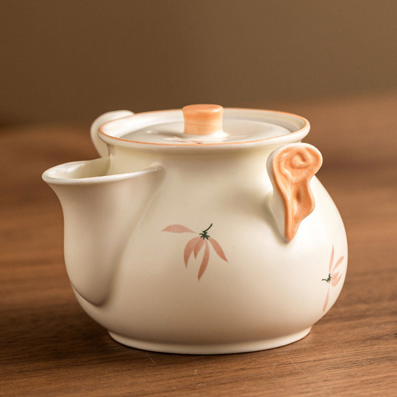 Beige-Glazed-Orchid-Hand-held-Ceramic-Teapot-2