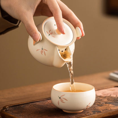 Beige-Glazed-Orchid-Hand-held-Ceramic-Teapot-5