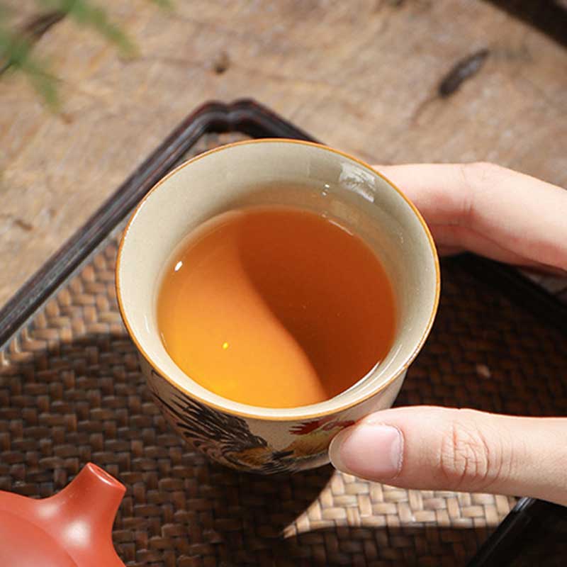 Chinese 12 Zodiac Ceramic Tea Master Cups 130ml