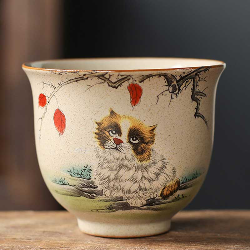 Chinese 12 Zodiac Ceramic Tea Master Cups 130ml