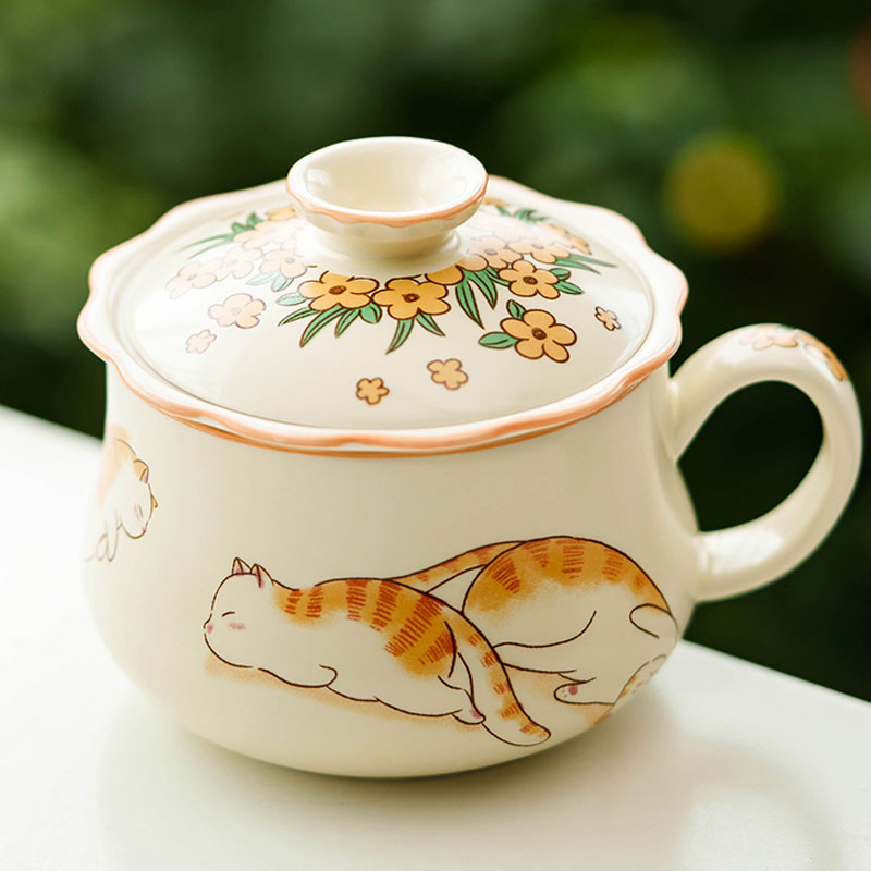 Chinese-Cute-Beckoning-Cat-Ceramic-Tea-Cup-Mug-with-Infuser-and-Lid-135ml-3
