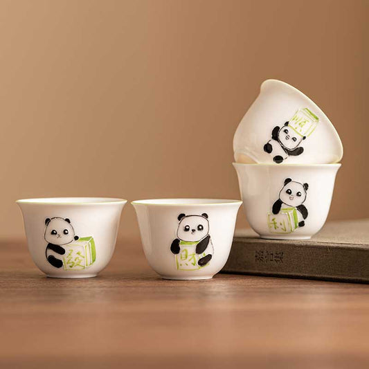 Chinese-Dehua-White-Porcelain-Panda-Relief-Tea-Cup-30ml-1