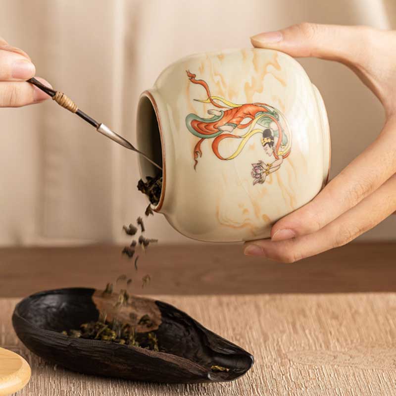 Chinese-Dunhuang-Ru-ware-Ceramic-Airtight-Tea-Canister-2