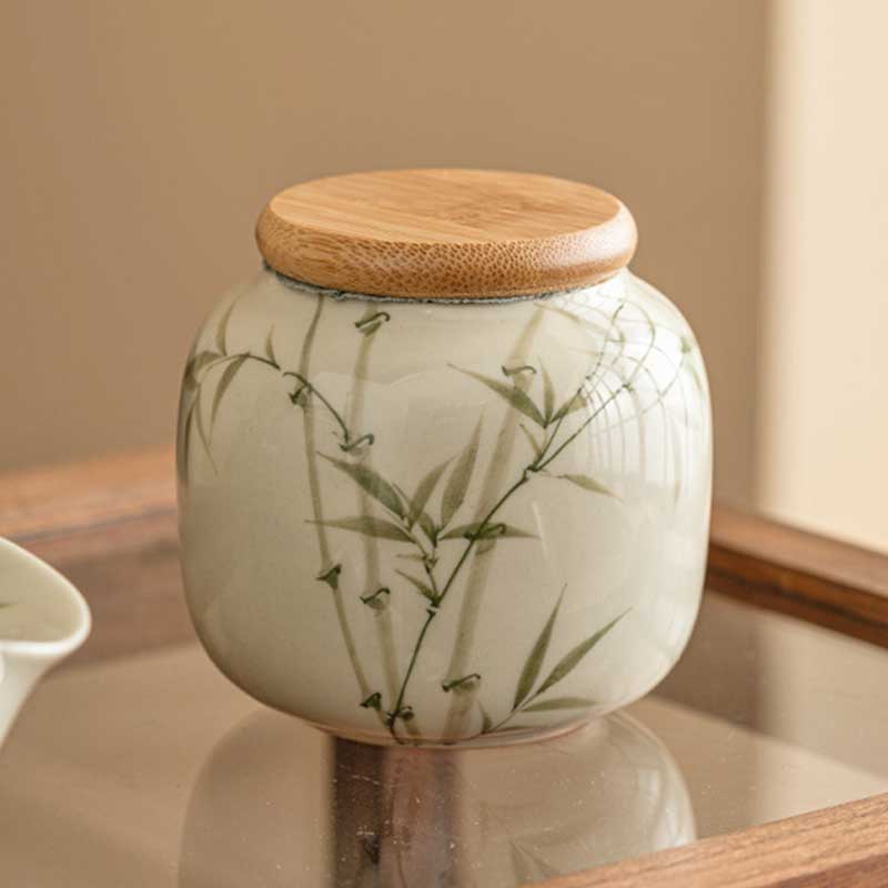 Chinese-Emerald-Green-Bamboo-Ceramic-Airtight-Tea-Canister-3