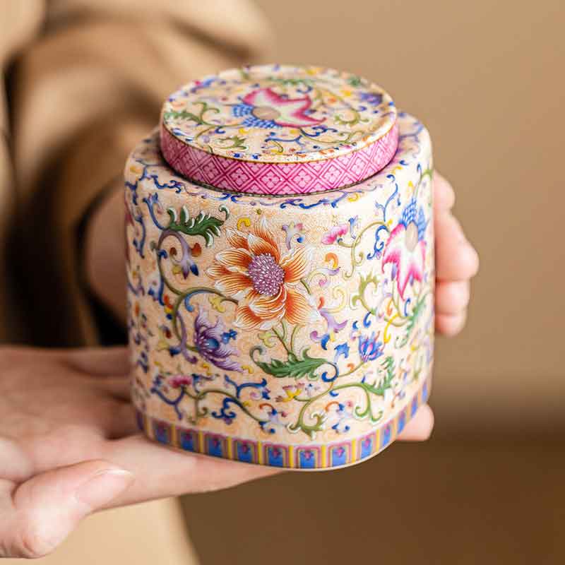 Chinese-Enameled-Airtight-Ceramic-Tea-Caddy-For-Loose-Tea-2