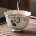 Chinese-Hand-Painted-Panda-Playing-with-Bamboo-Ceramic-Tea-Cup-60ml-1
