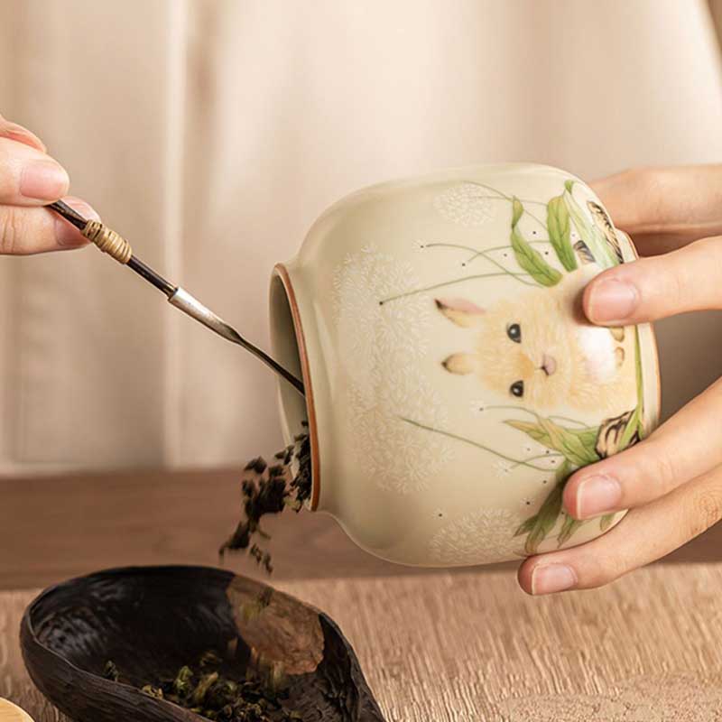 Chinese-Ru-Ware-Cute-Rabbit-Ceramic-Airtight-Tea-Canister-with-Crackle-Glaze-4