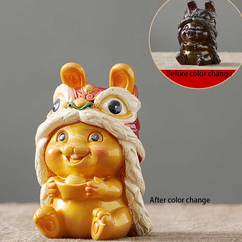 Color-Changing-Lion-Dance-Rabbit-Tea-Pet-1