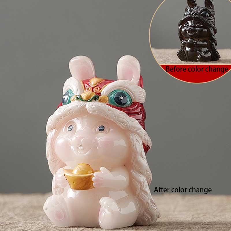 Color-Changing-Lion-Dance-Rabbit-Tea-Pet-2