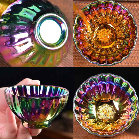 Colorful Gilding Tenmoku Jian Ware Ceramic Tea Cup-4