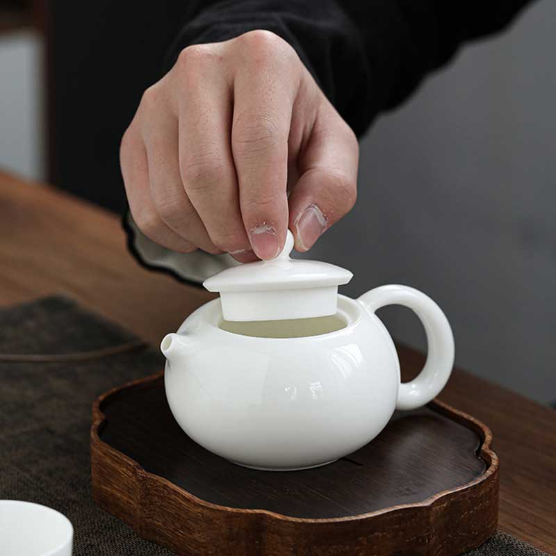 Dehua-Kiln-Xishi-Ceramic-Tea-Pot-250ml-2