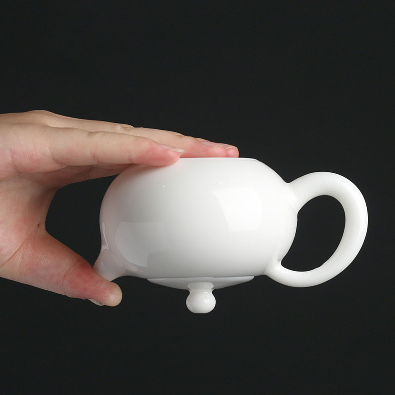 Dehua-Kiln-Xishi-Ceramic-Tea-Pot-250ml-4