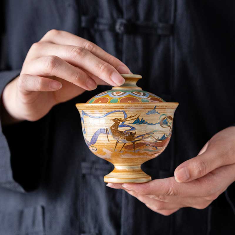 Dunhuang Feitian Ceramic Gaiwan-4