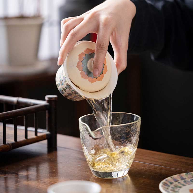 Dunhuang Thousand Buddha Ceramic Gaiwan-2