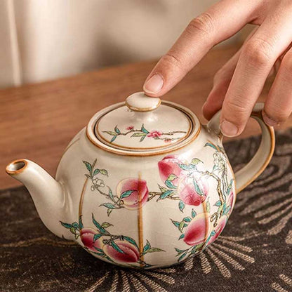 Famille-Rose-Nine-Peach-Ceramic-Teapot-220ml-6