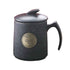 Good Luck Ceramic Tea Cup Mug with Tea Strainer-2