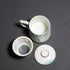 Hand Painted Lotus Ceramic Tea Cup Mug with Tea Strainer-4