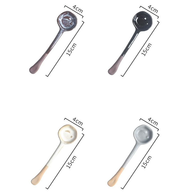 Handmade Ceramic Vintage Coffee Spoon-6