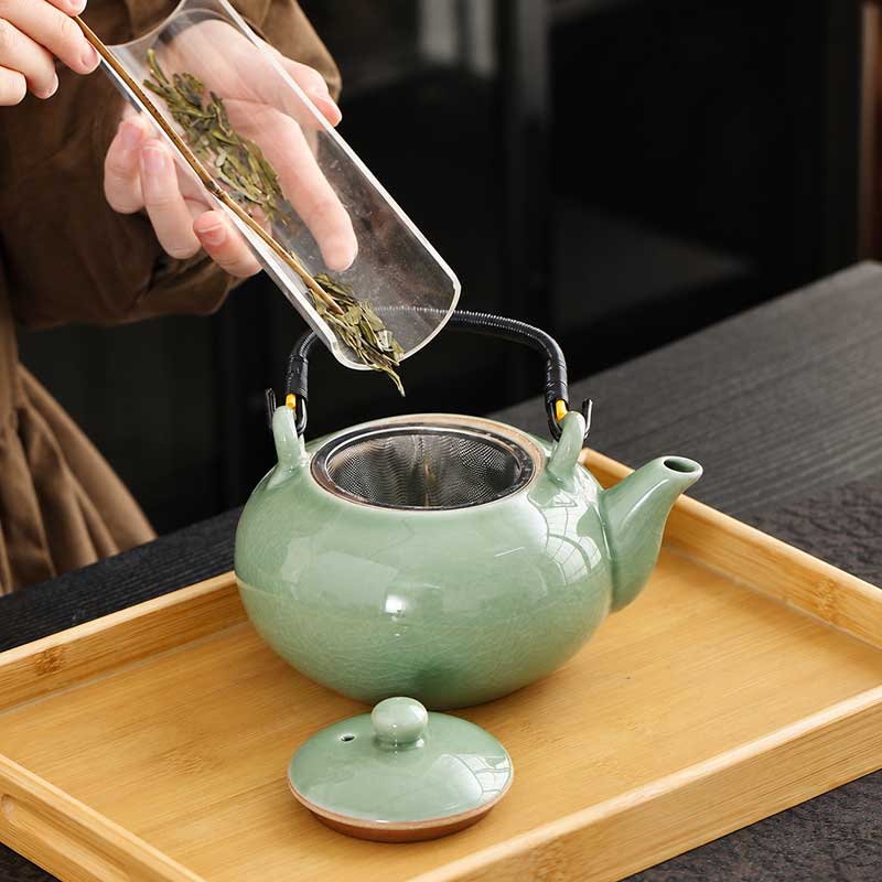 Large-capacity-Crackle-Glaze-Ceramic-Swing-handle-Teapot-with-Strainer-4