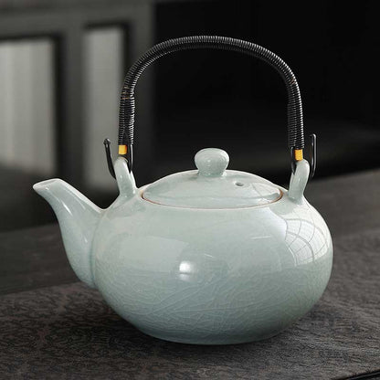 Large-capacity-Crackle-Glaze-Ceramic-Swing-handle-Teapot-with-Strainer-pink-green