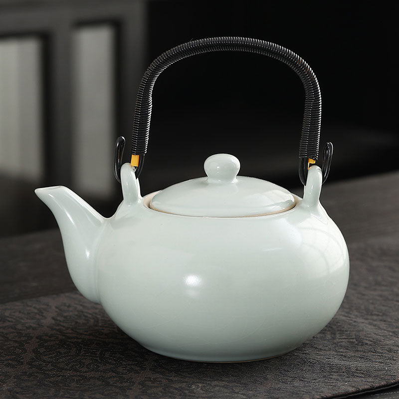 Large-capacity-Crackle-Glaze-Ceramic-Swing-handle-Teapot-with-Strainer-sky-blue