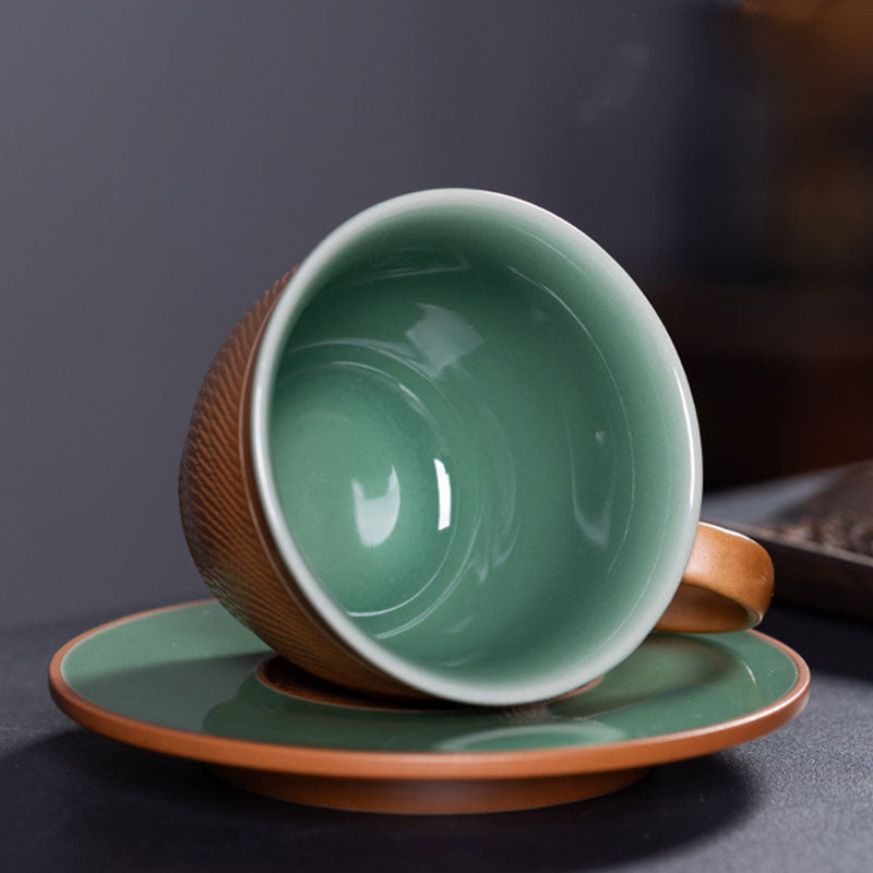 Longquan-Celadon-Handmade-Jumping-Knife-Pattern-Ceramic-Coffee-Cup-and-Saucer-Set-4