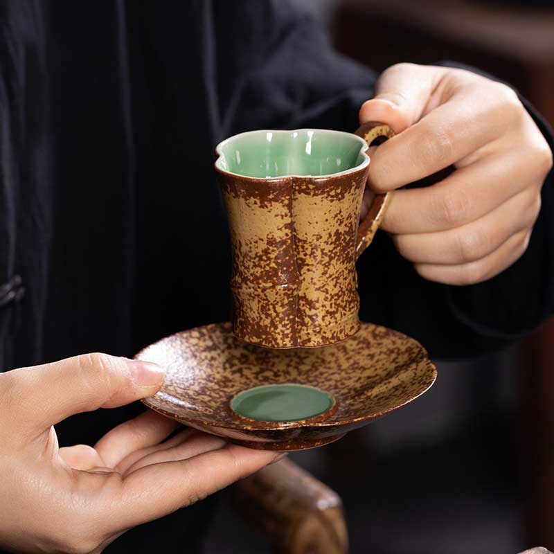 Longquan-Celadon-Kiln-transformed-Ceramic-Coffee-Mug-and-Saucer-Set-100ml-2