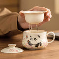 Panda-Playing-with-Butterflies-Office-Ceramic-Tea-Cup-Mug-With-Infuser-and-Lid-185ml-3