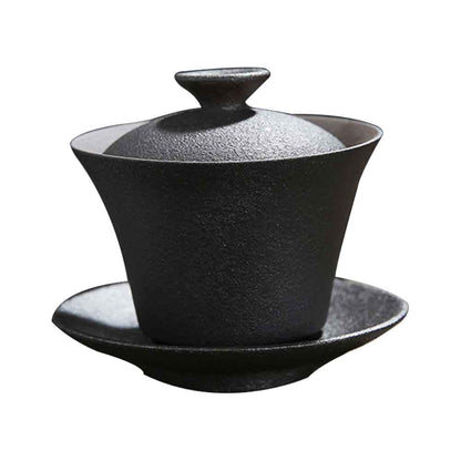 Retro Handmade Ceramic Gaiwan-2