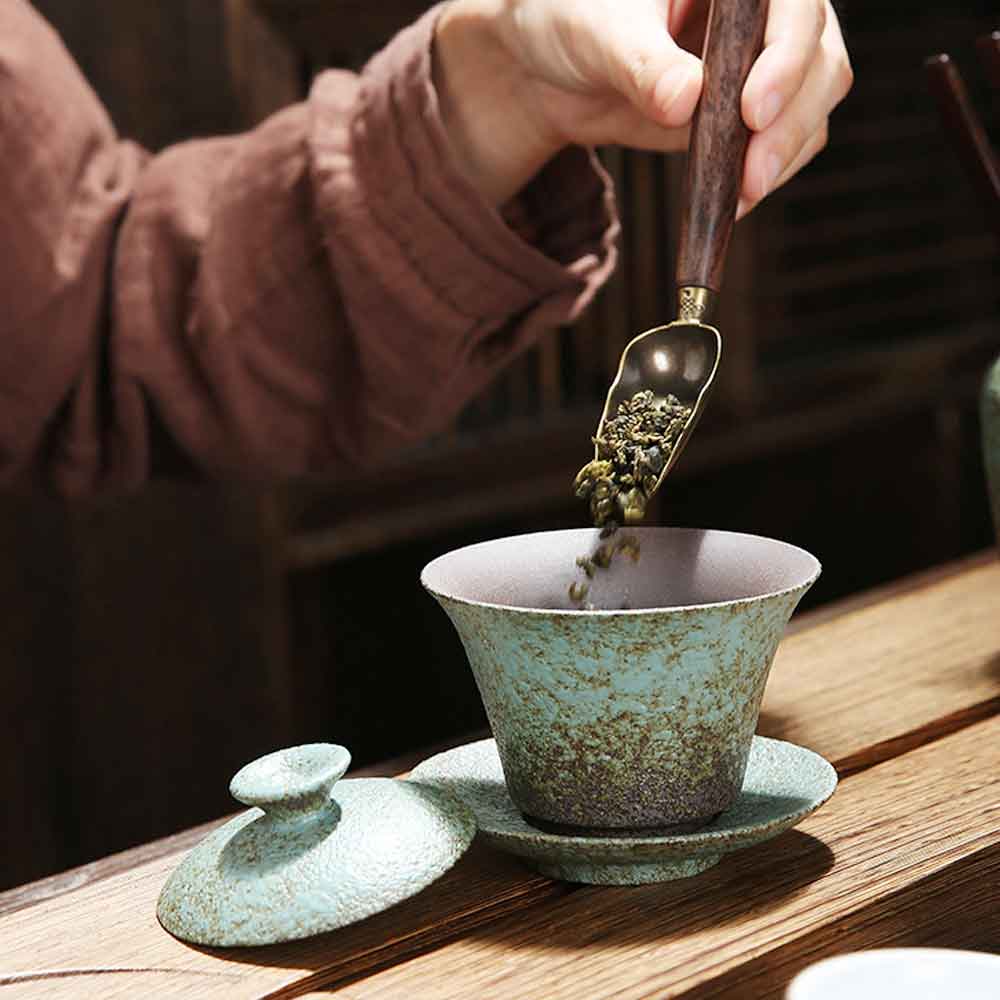 Retro Handmade Ceramic Gaiwan-5