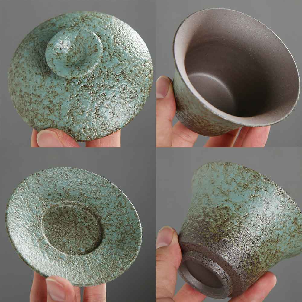 Retro Handmade Ceramic Gaiwan-7