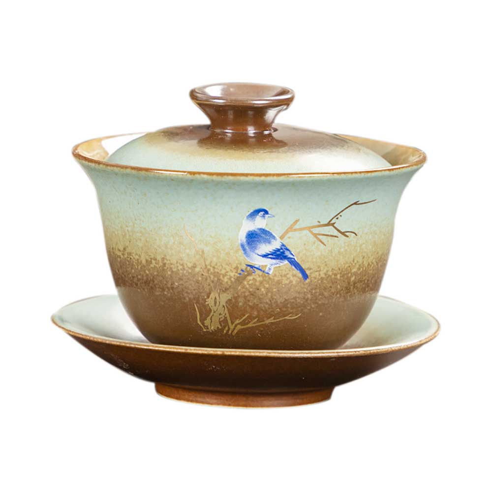 Retro Sancai Ceramic Gaiwan-10