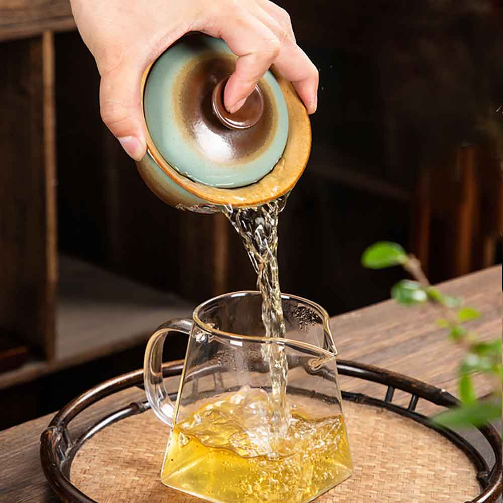 Retro Sancai Ceramic Gaiwan-3