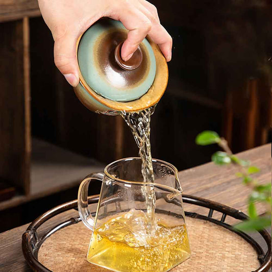 Retro Sancai Ceramic Gaiwan-3