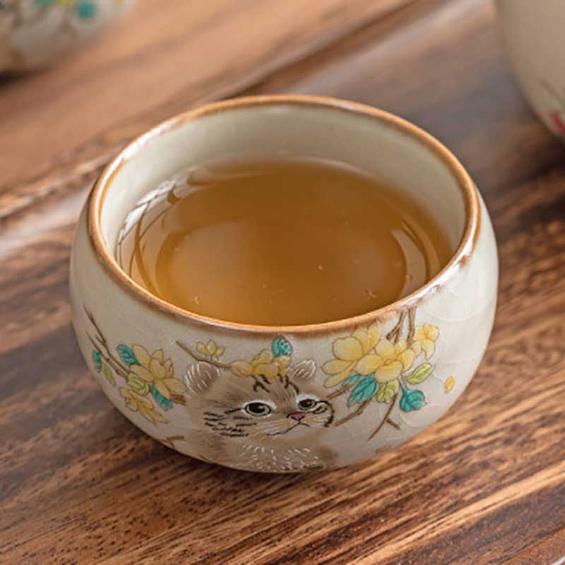 Ru-Ware-Cat-Luohan-Ceramic-Tea-Cup-4