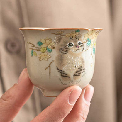 Ru-Ware-Yellow-Cat-Ceramic-Master-Tea-Cup-with-Crackle-Glaze-40ml-2