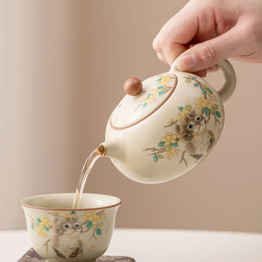Ru-Ware-Yellow-Cat-Xishi-Ceramic-Teapot-2