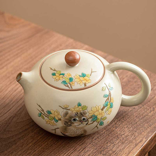 Ru-Ware-Yellow-Cat-Xishi-Ceramic-Teapot-4