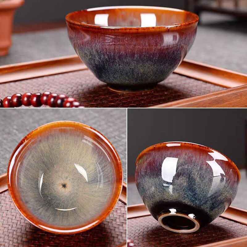 Tenmoku Jian Bowl Handmade Ceramic Tea Cup-4