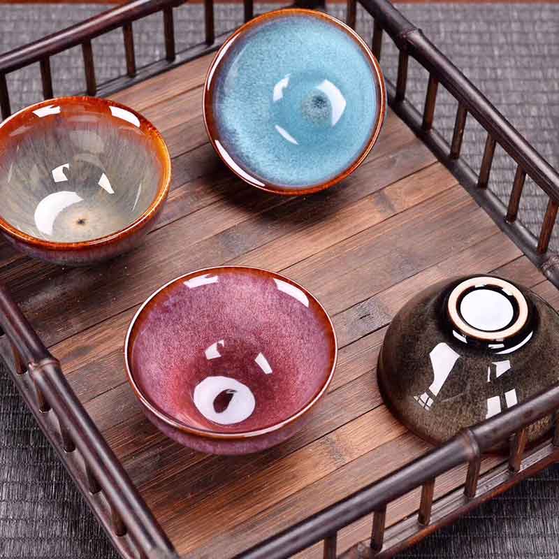 Tenmoku Jian Bowl Handmade Ceramic Tea Cup-5