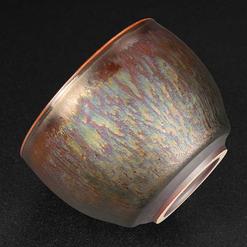 Tenmoku Master Jian Ware Ceramic Tea Cup-2