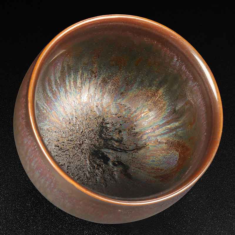 Tenmoku Master Jian Ware Ceramic Tea Cup-3