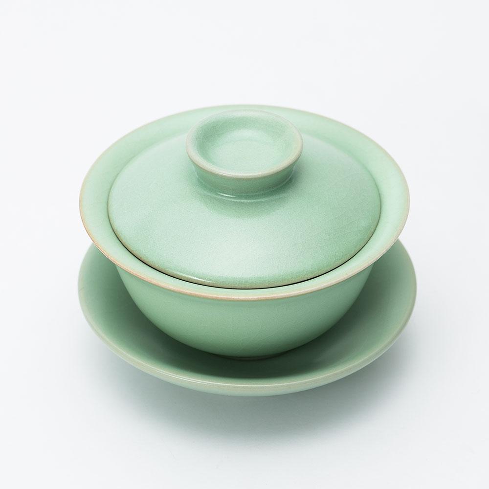 Chinese Antique and Grace Ceramic Gaiwan Tea Set - Ajiangoods