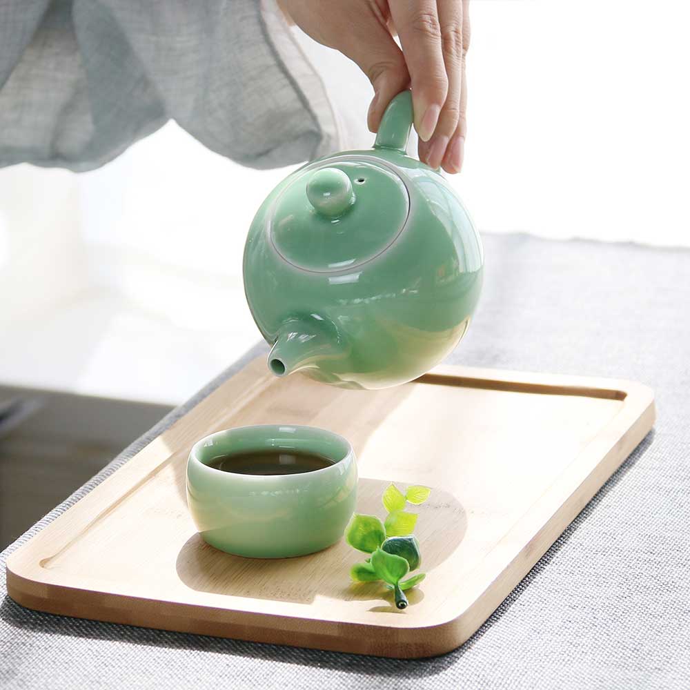 Longquan Celadon Reunion Tea Pot-3
