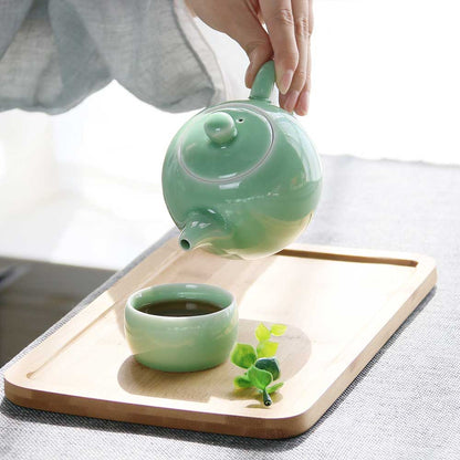 Longquan Celadon Reunion Tea Pot-3