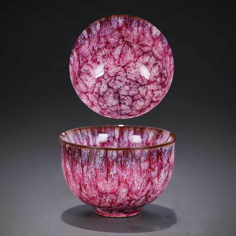 Oriental Kung Fu Tianmu Fambe Ceramic Tea Cup - Ajiangoods