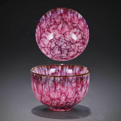 Oriental Kung Fu Tianmu Fambe Ceramic Tea Cup - Ajiangoods