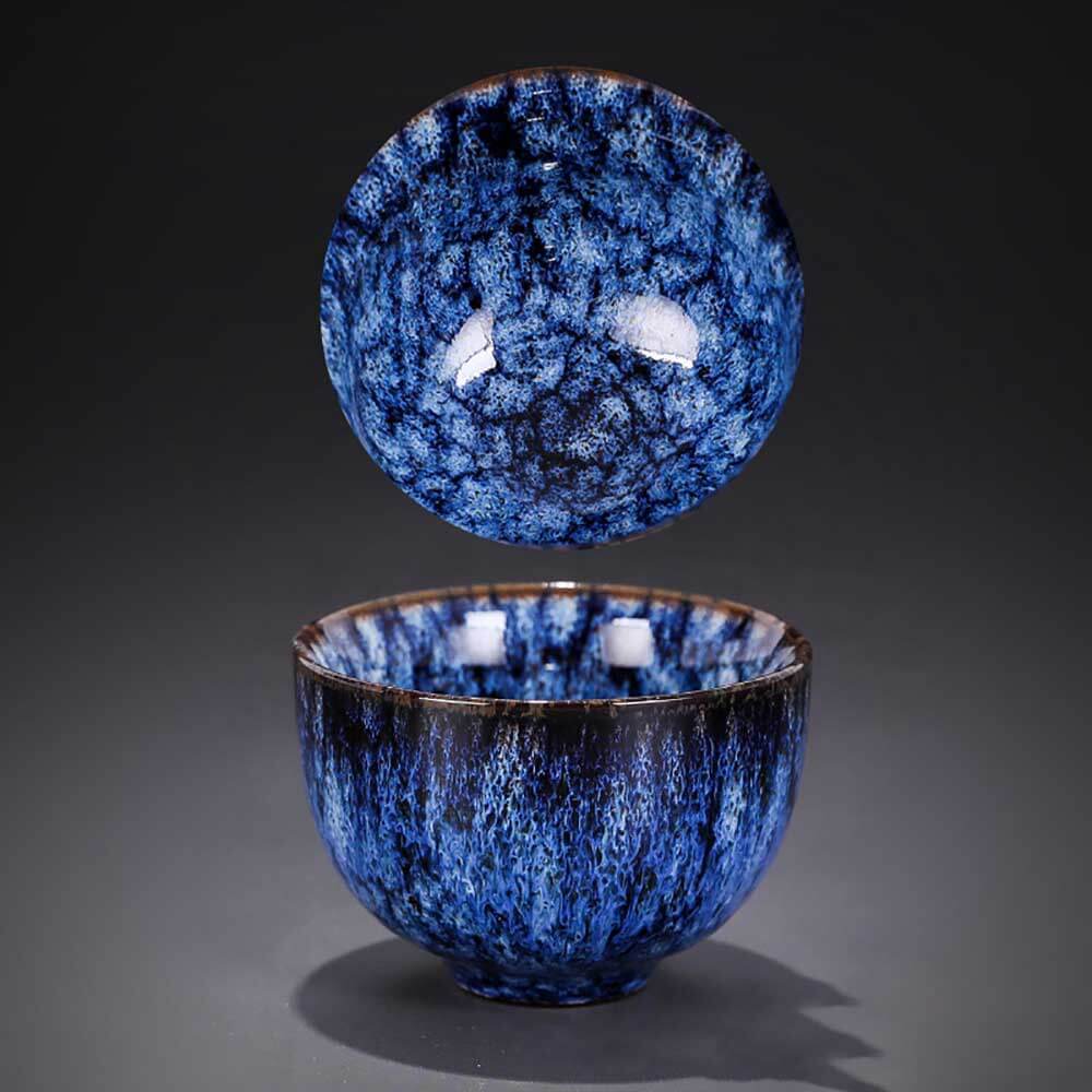 Oriental Kung Fu Tianmu Fambe Ceramic Tea Cup - Ajiangoods